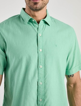 Camisa casual Ábito manga corta para hombre