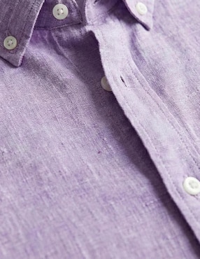 Camisa casual 98 Coast AV manga larga para hombre