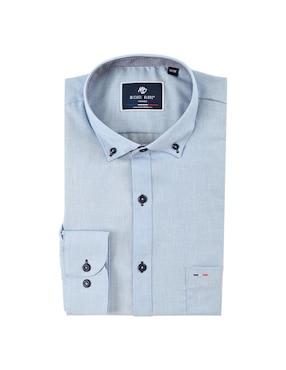 Camisa casual Michel Blanc manga larga para hombre
