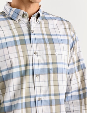 Camisa casual Eddie Bauer de algodón manga larga para hombre