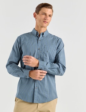 Camisa casual Eddie Bauer manga larga para hombre
