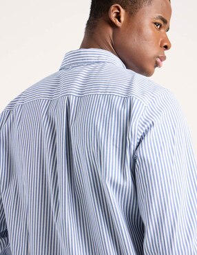 Camisa casual Eddie Bauer de algodón manga larga para hombre