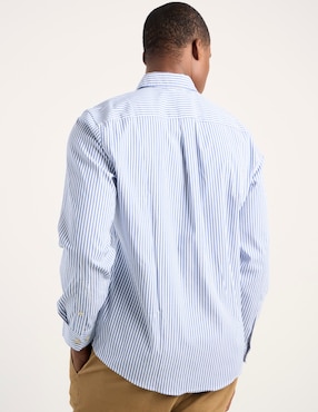 Camisa casual Eddie Bauer de algodón manga larga para hombre