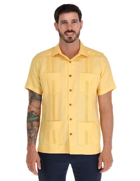 Guayabera manga corta Camasha para hombre