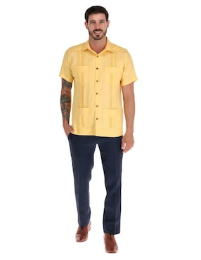 Guayabera manga corta Camasha para hombre