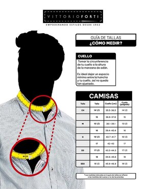 Camisa business casual Vittorio Forti manga larga para hombre