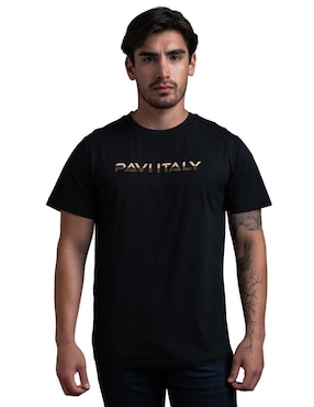 Playera Pavi Italy cuello redondo para hombre