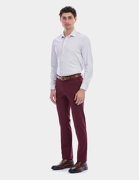 Camisa business casual Vittorio Forti manga larga para hombre