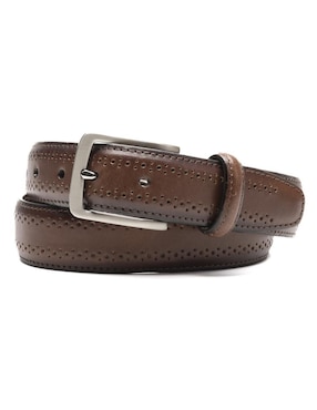 Cinturón Quirelli de piel para hombre