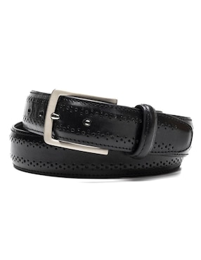 Cinturón Quirelli de piel para hombre