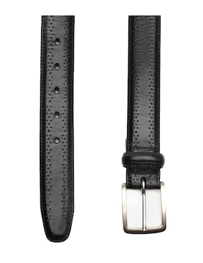 Cinturón Quirelli de piel para hombre