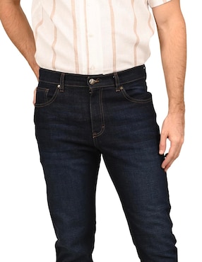 Jeans slim Ferrioni M28466 lavado obscuro para hombre