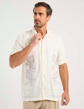 Camisa casual Cubavera manga corta para hombre