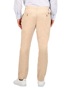 Pantalón jogger regular Ferrioni de algodón y lino para hombre