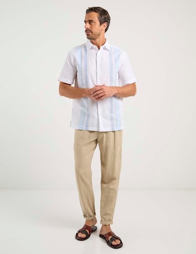 Camisa casual Cubavera manga corta para hombre