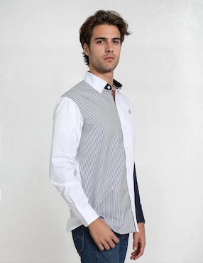 Camisa casual Muletta manga larga para hombre
