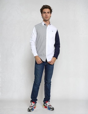Camisa casual Muletta manga larga para hombre