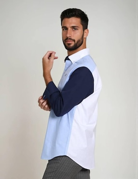 Camisa casual Muletta manga larga para hombre