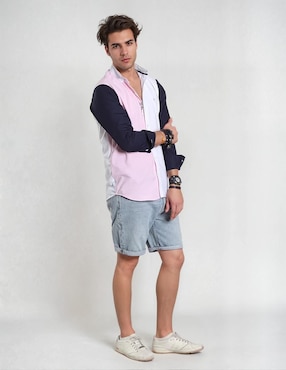 Camisa casual Muletta manga larga para hombre