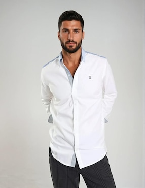 Camisa casual Muletta manga larga para hombre