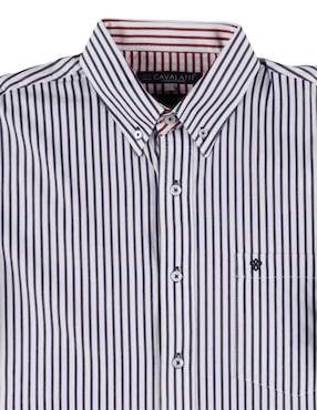 Camisa casual Cavalatti de algodón manga larga para hombre