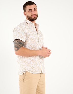 Camisa casual Polosur manga corta para hombre
