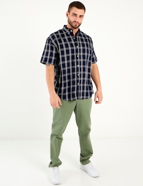 Camisa casual Cavalatti manga corta para hombre
