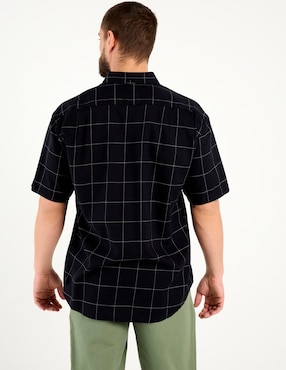 Camisa casual Cavalatti de algodón manga corta para hombre