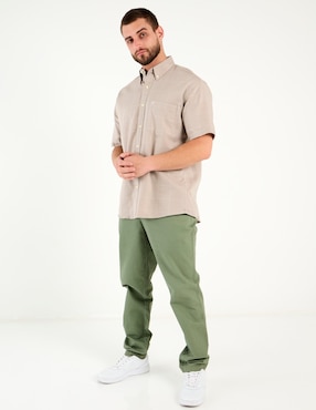 Camisa casual Cavalatti manga corta para hombre