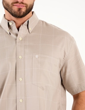 Camisa casual Cavalatti manga corta para hombre