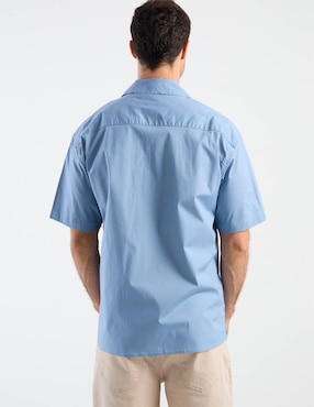 Camisa casual Cavalatti de algodón manga corta para hombre
