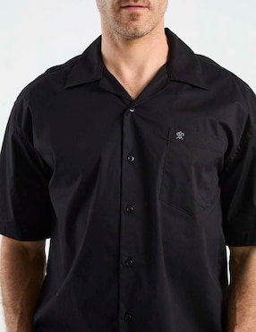 Camisa casual Cavalatti de algodón manga corta para hombre
