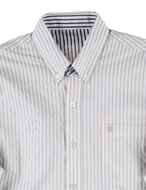 Camisa casual Cavalatti de algodón manga larga para hombre
