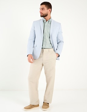 Camisa casual Cavalatti manga larga para hombre