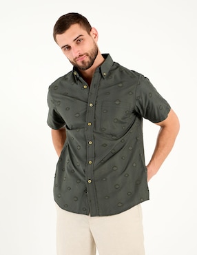 Camisa casual Regent Street manga corta para hombre