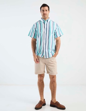 Camisa casual Regent Street manga corta para hombre