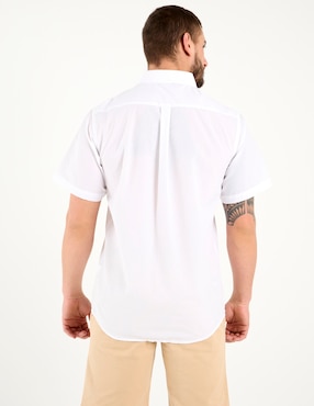Camisa casual Regent Street de algodón manga corta para hombre
