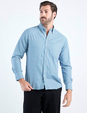 Camisa casual Regent Street manga larga para hombre