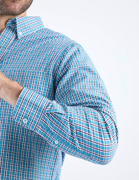 Camisa casual Regent Street manga larga para hombre
