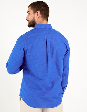 Camisa casual Regent Street manga larga para hombre