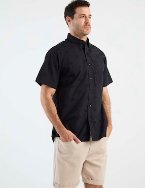 Camisa casual regent street manga corta para hombre