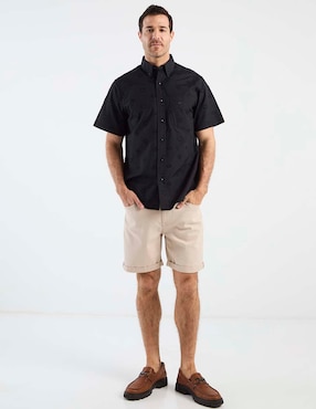 Camisa casual regent street manga corta para hombre
