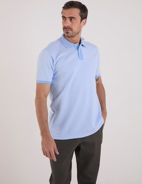 Playera tipo polo JBE para hombre