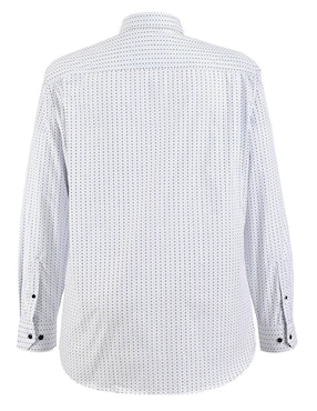 Camisa de vestir Michel Blanc manga larga para hombre