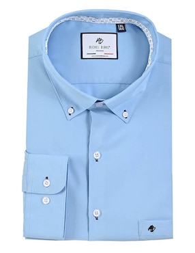 Camisa de vestir Michel Blanc manga larga para hombre