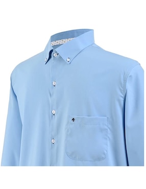 Camisa de vestir Michel Blanc manga larga para hombre