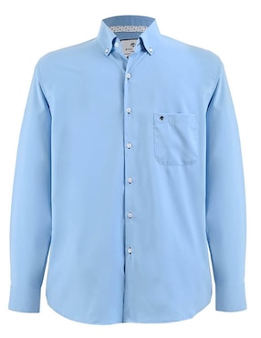 Camisa de vestir Michel Blanc manga larga para hombre