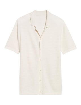 Camisa casual Old Navy de algodón manga corta para hombre