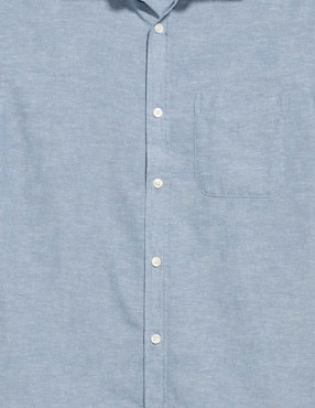 Camisa casual Old Navy de algodón manga corta para hombre