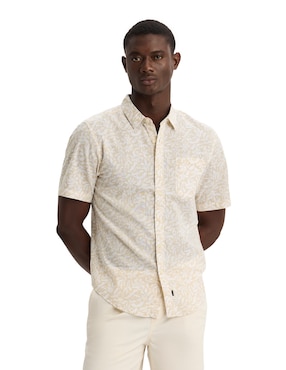 Camisa casual Dockers de algodón manga corta para hombre